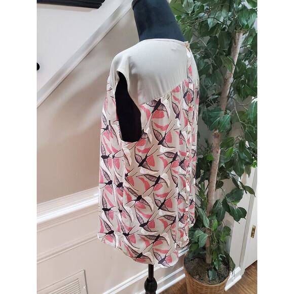 APT 9 Women's Gray 100% Polyester Round Neck Sleeveless Casual Top Blouse Large - Picture 5 of 11